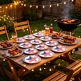 thumbnail image 5 of Sktrjpolfis Patriotic Disposable Paper Plates, 7 Inch 24-Count USA Star Print for 4th of July BBQ, 1-Pack, 5 of 5