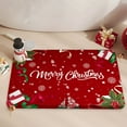 thumbnail image 1 of Rapeiae 23.6x15.7inches Christmas Decorative Carpet Diatom Mud Mat Bathroom Absorbent Mat Dirtresistants and Nonslip Bathroom Mat, 1 of 6