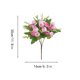 thumbnail image 3 of YiJuHui Artificial Silk Flowers Bouquet Realistic Fake Bridal Wedding Decor for Home Garden Party Centerpieces Valentine's Day Gift, 3 of 4
