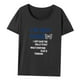 thumbnail image 5 of Camiseta para mujer, camiseta básica, ropa de calle, disfraz, camiseta con cuello redondo para oficina, vacaciones, regalo para mujer M, 5 of 10