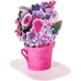 thumbnail image 3 of Paper Wonder Mothers Day Pop Up Card (Purple Flower Bouquet, Beautiful in Every Way), 3 of 3