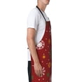 thumbnail image 3 of Lsque Merry Christmas Waterproof Apron Chef Aprons for Men Heavy Duty Chemical Work Apron Extra Long Grilling Aprons with Adjustable Bib Apron, 3 of 9