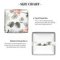 thumbnail image 5 of Picia Vintage Palm Trees Pattern Tissue Box Cover,PVC Leather Square Holder,Tissue Box Holder with Magnetic Bottom,Facial Paper Organizer Dispenser-5.2"X5.2"X5.2", 5 of 8