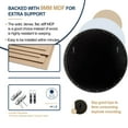 thumbnail image 3 of ANDY STAR Round Wall Mirror for Bathroom, 26 inch Black Circle Mirror Modern Premium Stainless Steel Metal Frame Wall Mounted for Bathroom,, 3 of 6