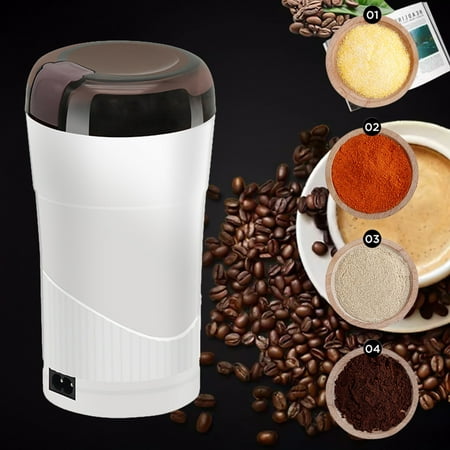 

loopsun Coffee Grinder Electric Grains Grinder Electric Spice Grinder Electric Herb Grinder Grinder For Coffee Beans Spices With 2 Stainless Steel Blade