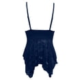 thumbnail image 4 of DHFJKG Lace Camisoles For Women Tank Tops Sleeveless V Neck Sexy Slim Fit Backless Adjustable Spaghetti Straps Flared Hem Cami Shirts Trendy Top, 4 of 5