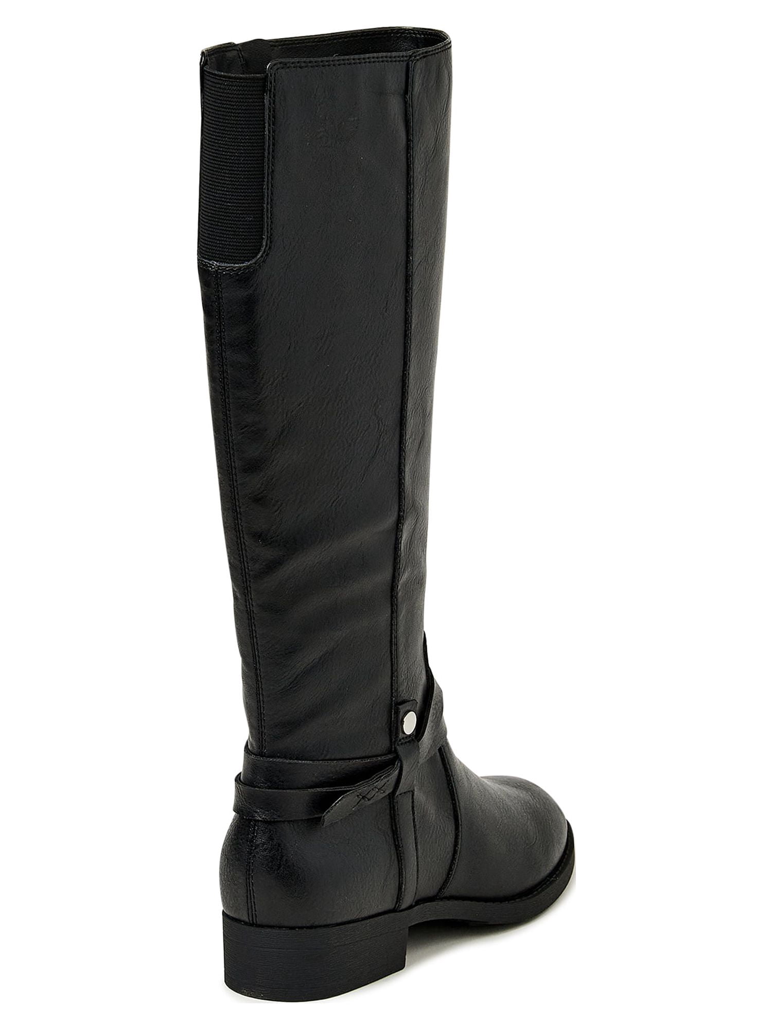 Time and Tru Women's Riding Boots, Wide Width Available