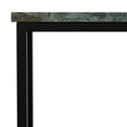 thumbnail image 6 of Simpli Home Skyler 18 inch Wide Industrial C Side Table in Green/Black Genuine Marble/Iron, 6 of 12