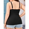 thumbnail image 5 of Asoul Womens Cotton Plus Szie Tank Tops Wide Adjustable Straps Undershirts Built-in Bra, 1X-4X, 5 of 6