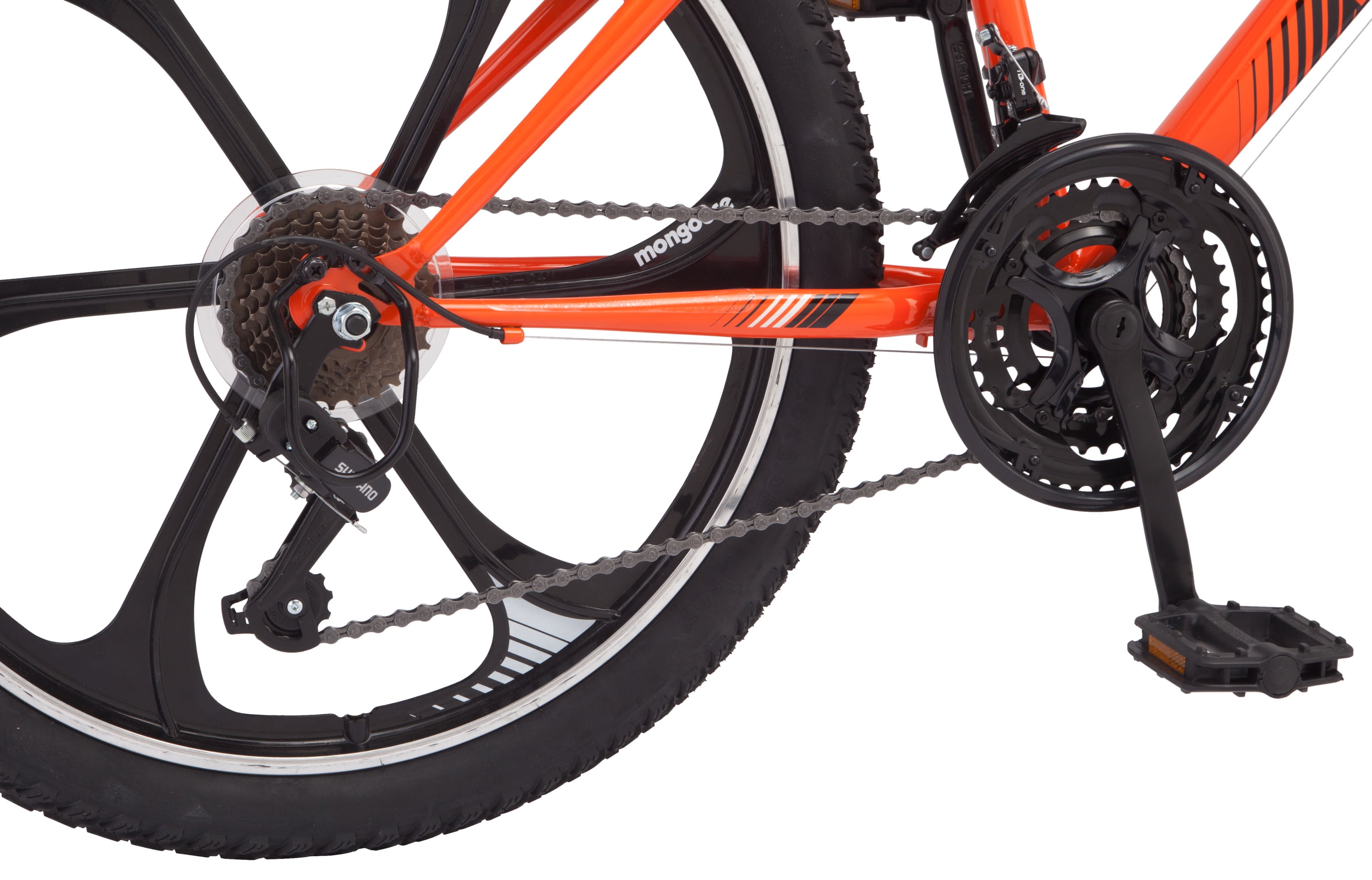 Mongoose 24 mountain bike orange cheap