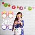 thumbnail image 3 of YAOMOBB Funny Glasses Foldable Party Glasses Set Lightweight Rabbit Carrot Easter Design Tear resistant and Non fading, 3 of 5
