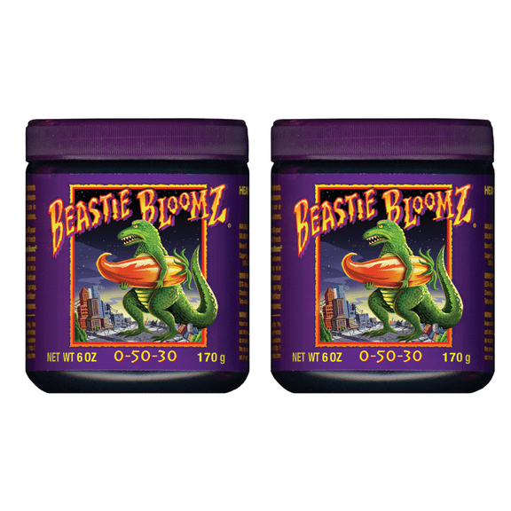 FoxFarm Beastie Bloomz 6 oz Blossom Builder Plant Nutrients Fertilizer (2 Pack)