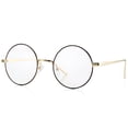 thumbnail image 4 of Eyeglasses Pro Acme Retro con montura redonda de metal azul claro, 4 of 4