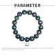 thumbnail image 2 of pulsera elástica de piedras preciosas de Borgoña con cuentas de 6, 8 y 10 mm, adecuada para regalos de cumpleaños para hombres y niñas MFZFUKR BST3041289-2, 2 of 5