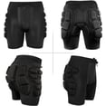 thumbnail image 3 of czcpp-Protective Padded Shorts, 3D Short Protective Pants Ski Hip Butt Underwear Shorts Skating Skiing Impact Pad, 3 of 4