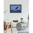 thumbnail image 3 of DECORARTS - Breaching Whale Wild Animal Wall Art. Giclee Prints on Acid Free Cotton Canvas Matching with Solid Wood Frames. Total Size w/Frame: 26.6x18.6", Ready to Hang., 3 of 6