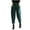 Green, variant on GigrtiJin Womens Padded Quilted Pants Fall Winter Warm Casual Wide Leg Pants Elastic Waist Trousers with Pockets