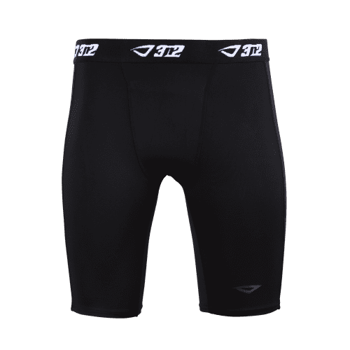 3N2 401001XXXL Mens Slider Shorts, Black 3XLarge
