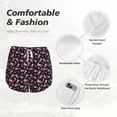 thumbnail image 6 of Picia Breast Cancer Awareness (2) Pattern Women's 2 in 1 Athletic Running Shorts High Waisted Workout Casual Gym Sweat Shorts with Comfy Liner Zipper Pockets-Small, 6 of 9