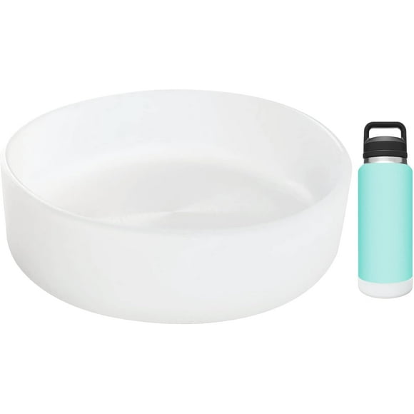 TRAHOO-Silicone Boot Sleeve for YETI Rambler 36 oz, Safer Protection for YETI Water Bottle 36 oz, Clear - Dishwasher Safe