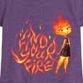 thumbnail image 3 of Elemental - Find Your Fire Ember - Toddler & Youth Girls Short Sleeve Graphic T-Shirt, 3 of 5