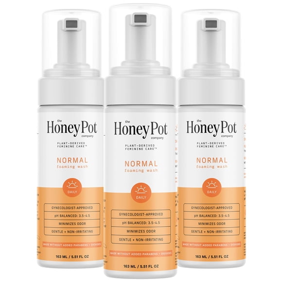 Jabón femenino The Honey Pot Company para piel sensible a base de hierbas, 150 ml