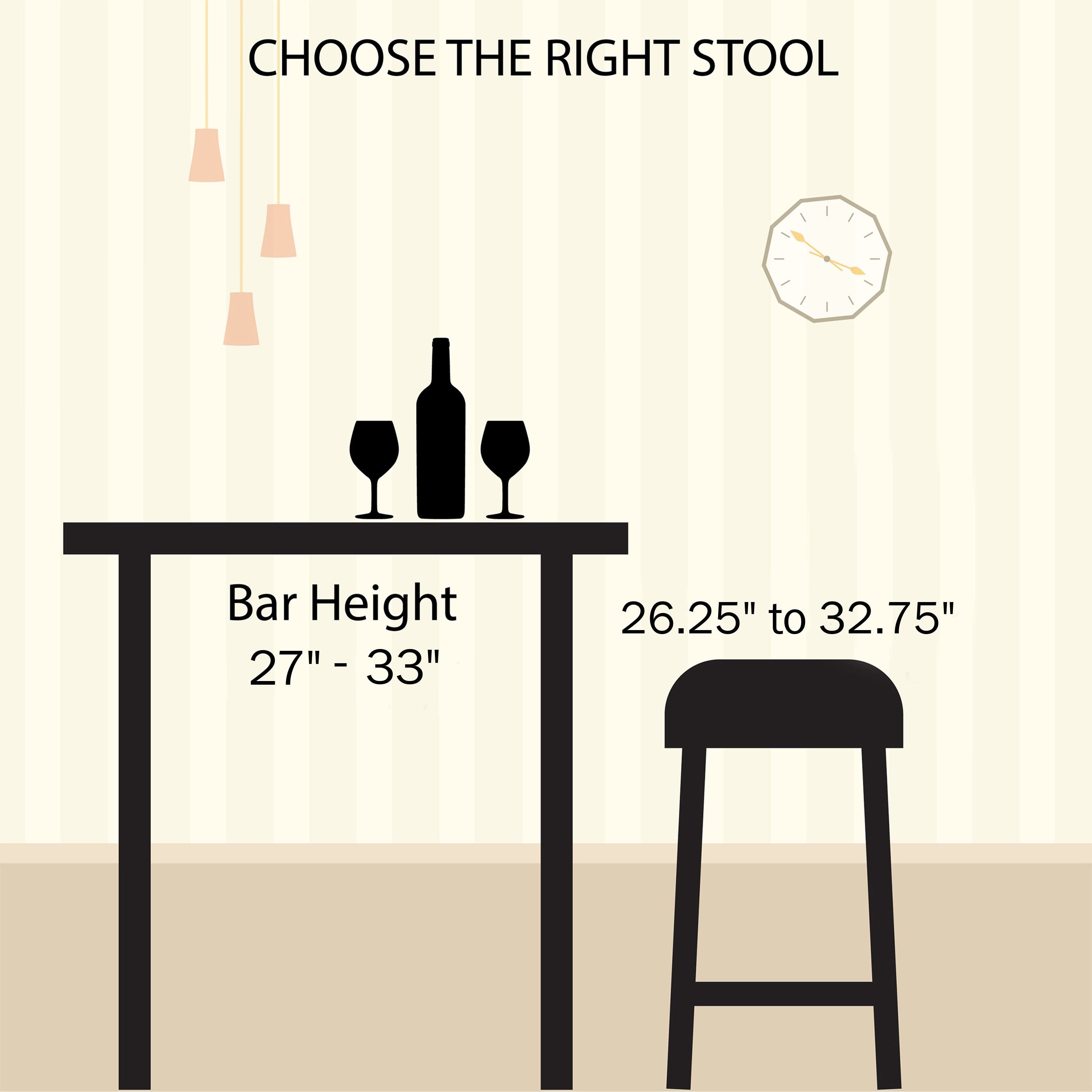 Lavish Home Set of 2 Swivel and Adjustable Bar Stools for Bar or Counter