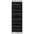 thumbnail image 6 of Rugs USA Chandy Textured Wool Area Rug, 2' 6" x 8', Runner, Durden Black, 6 of 9