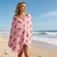 thumbnail image 6 of Bow Print Beach Towel Quick-Dry Soft and Absorbent,for Swimming Pool Camping Beach,Large Easy Pack Travel Things for Vacationfor Adults, 6 of 6