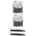 thumbnail image 3 of 2 Sets Jumping Spider Enclosure Box Spider Habitat Box Acrylic Insects Feeding Case with Tools, 3 of 3