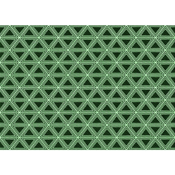 Ahgly Company Indoor Rectangle Patterned Pastel Green Area Rugs, 6' x 9'