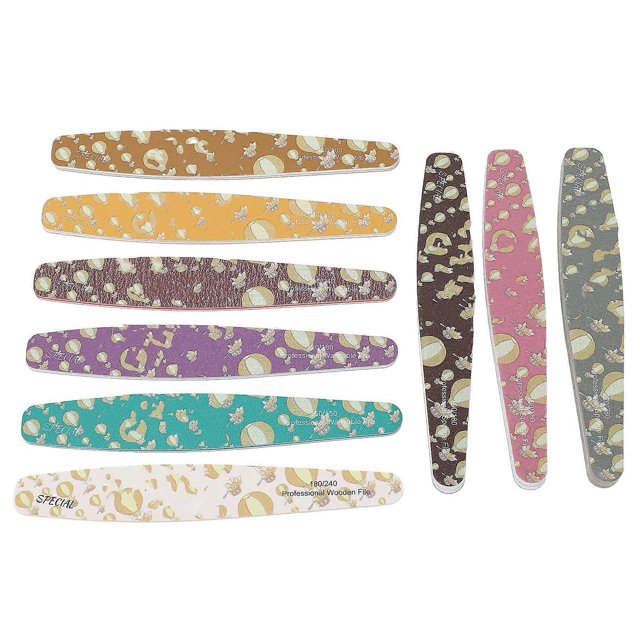 9 Pcs Professional Nail Files, Sanding Bands & Buffing Tools, Washable, for Salons, Home & DIY