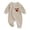 Beige, variant on Weebloom Christmas Baby Boys Girls Romper Xmas Print Pullover Jumpsuit Clothes Pjs Loungewear Onesie Sleepers Pajamas Beige 0-3 Months