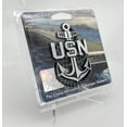 thumbnail image 5 of Officially Licensed USN Navy Anchor OEM Chrome Emblem for Cars, Trucks, and All Auto - Universal Fit at 3.25" x 2.1" - All Weather, 5 of 7