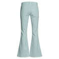 thumbnail image 3 of CAIVO Girls Casual Solid Color Flare Leg Pants For Kids Easy Comfort Everyday Wear Relaxed Fit Lovely Trousers, 3 of 7