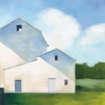 thumbnail image 2 of Purinton, Julia 26x26 White Modern Wood Framed Museum Art Print Titled - Barn Shadows, 2 of 4