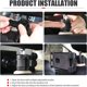 thumbnail image 3 of Soporte para navegador en el respaldo del asiento del coche - ABS, ajuste flexible universal de 360 grados, soporte estable para el teléfono móvil, 3 of 7