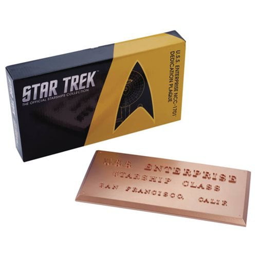 Neu U.S.S Enterprise NCC-1701-A Star Trek Plakette Dedication Plaque Replica 