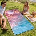 thumbnail image 6 of Ocean Themed Microfiber Beach Towel - Quick Dry Sand Free Large 70x140cm with Sea Turtle Starfish Seashell Print Lightweight Travel, 6 of 6