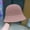 Style #B Pink, variant on Women's Solid Color Woven Bucket Hat, Casual Foldable Knit Fisherman Hat for Summer Travel, Breathable Lightweight Outdoor Sun Protection Cap Pink