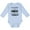 AE-Light Blue, variant on Inktastic My Mommy is a Nurse and a Hero Boys or Girls Long Sleeve Baby Bodysuit