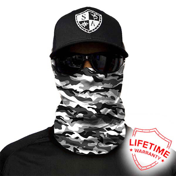 Army Camouflage Riding Fishing Headwear UV Sun Face Mask Neck Gaiter Balaclava 