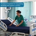 thumbnail image 5 of Hospital Bed Sheet Set – 100% Microfiber, 3 Piece Bedding Set (1 Flat Sheet, 1 Fitted Sheet, 1 Pillowcase) – Size 36 x 80 Inch Hospital Bed with 10 Inch Deep Pocket – Navy Blue Solid, 5 of 8