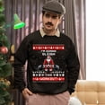 thumbnail image 5 of Christmas Sweatshirt, I'm Gonna Sleigh This Workout Christmas Sweatshirt, Muscular Santa Ugly Holiday Jumper, Funny Gym Lover Gift for Weightlifters & Fitness Fans, 5 of 5