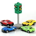thumbnail image 3 of PERZOE Double-Headed Traffic Light Toy Traffic Safety Education Props Traffic Signal Light Toy, 3 of 8