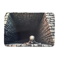 thumbnail image 2 of 3D Halloween Rug, Optical Illusion Door Mat for Entryway, Plush Skeleton Bath Mat, Soft Spooky Bedside Rug for Bedroom, Non Slip Fall Decor, Accent Rug, 2 of 6