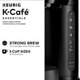 Keurig KCafé Essentials Single Serve KCup Pod Coffee Maker, Black