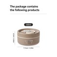 thumbnail image 1 of Bento Lunch Box Set, Portable Keep Warm Lunch Container With Insulated Bag, 18/8 Stainless Steel Thermal Food Container Khaki 400ml, 1 of 6