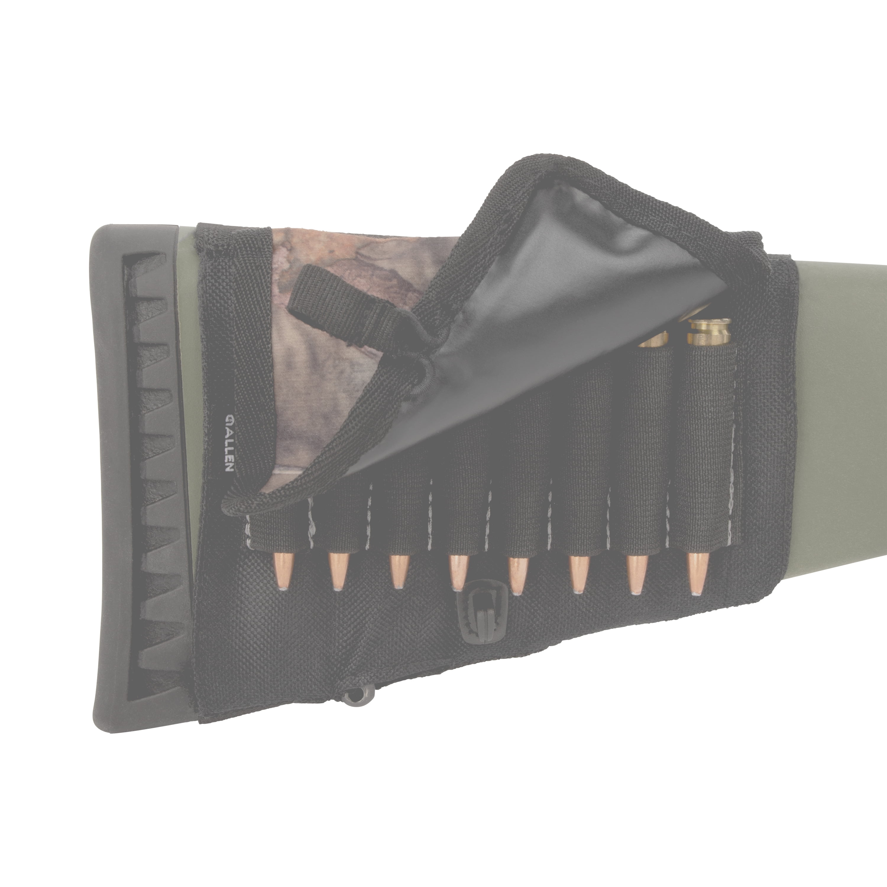 Allen Company Elastic Butt Stock Cartridge Holder With Flap, Mossy Oak Break-Up Country Camo