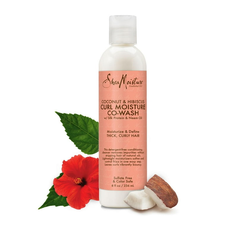 Shea Moisture Coconut Hibiscus Co Wash Conditioning Cleanser 12 fl oz